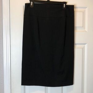 Express black high waisted skirt